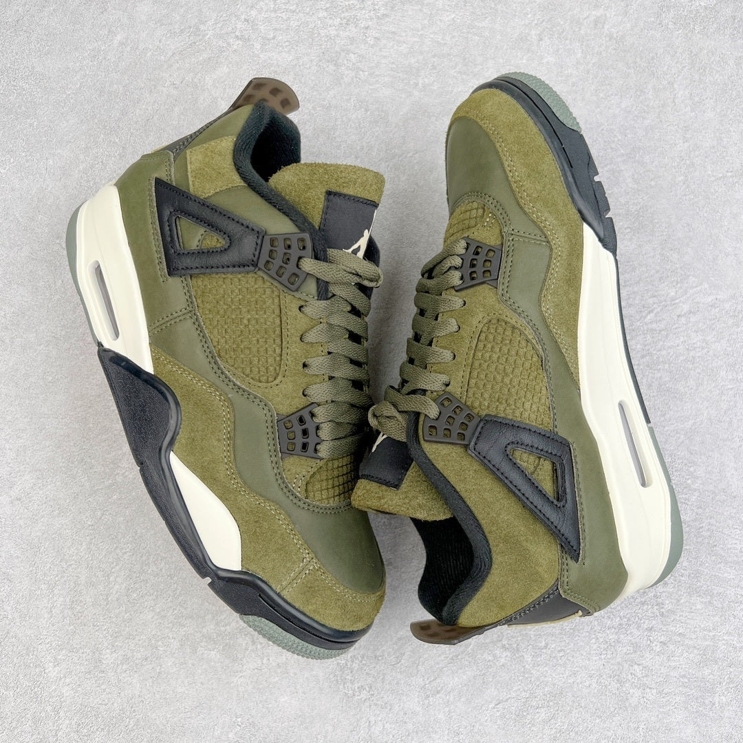 Air Jordan 4 "Olive Canvas"