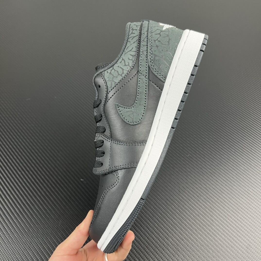 Air Jordan 1 Low "Black Elephant"