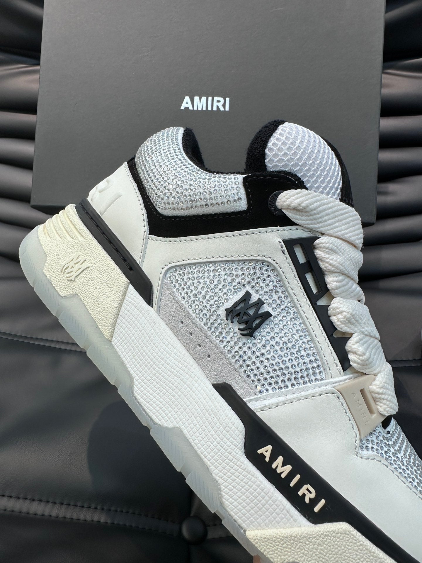 Amiri MA-1 Diamond "White Black"
