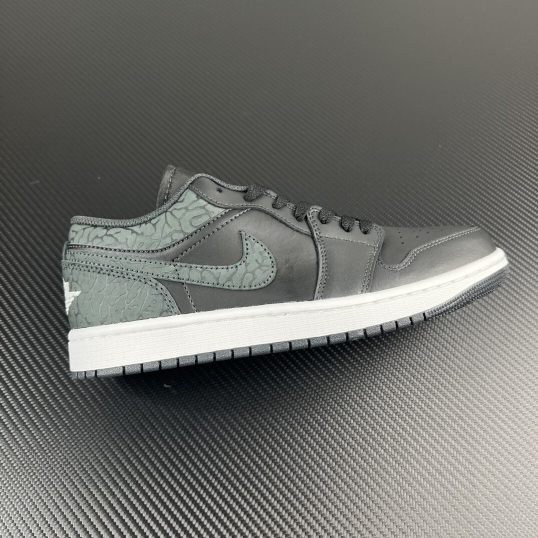 Air Jordan 1 Low "Black Elephant"
