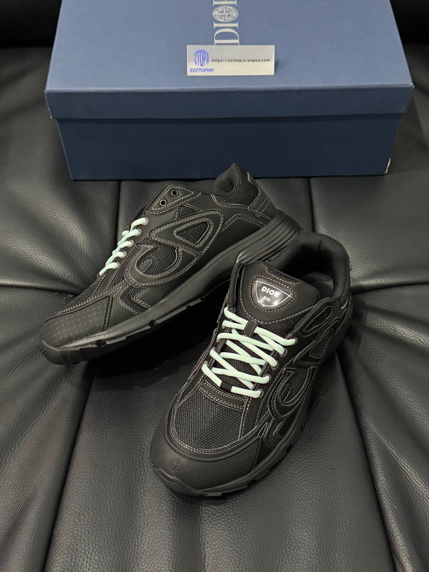 Dior B30 x Stone Island "Black"