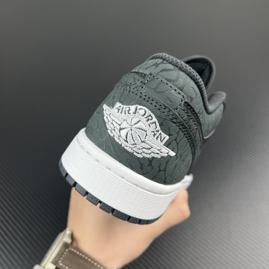 Air Jordan 1 Low "Black Elephant"
