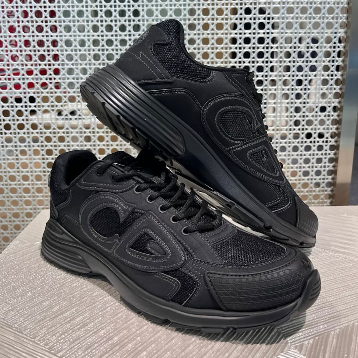 Dior B30 x Stone Island "Black"