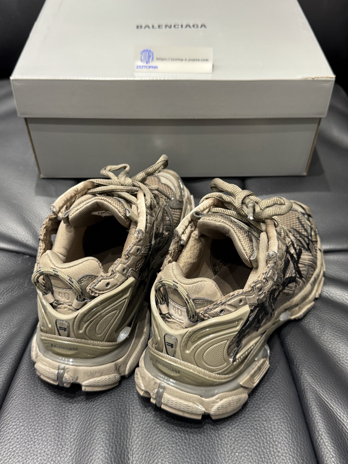 Balenciaga Runner Graffiti "Brown"