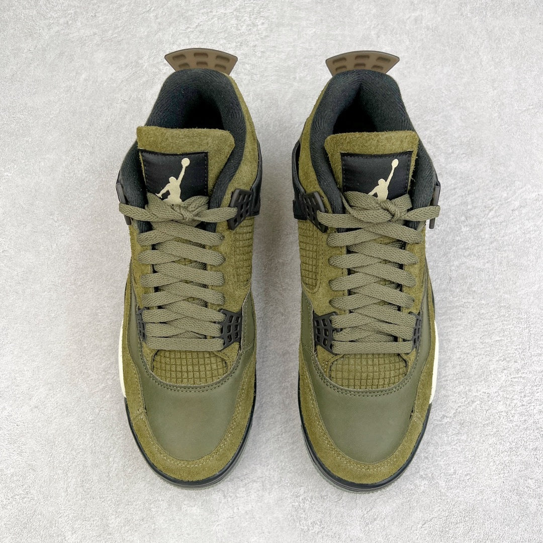 Air Jordan 4 "Olive Canvas"