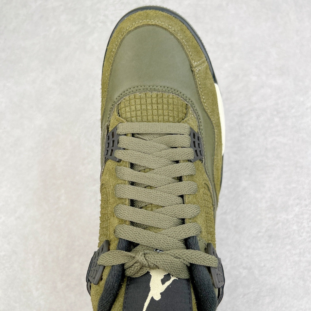 Air Jordan 4 "Olive Canvas"