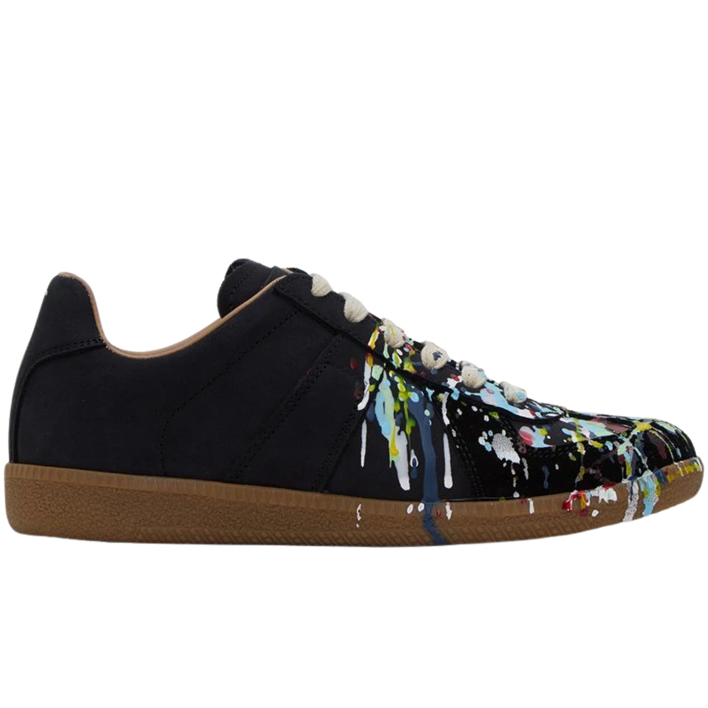 Margiela Replica Gats "Paint Splatter Black"