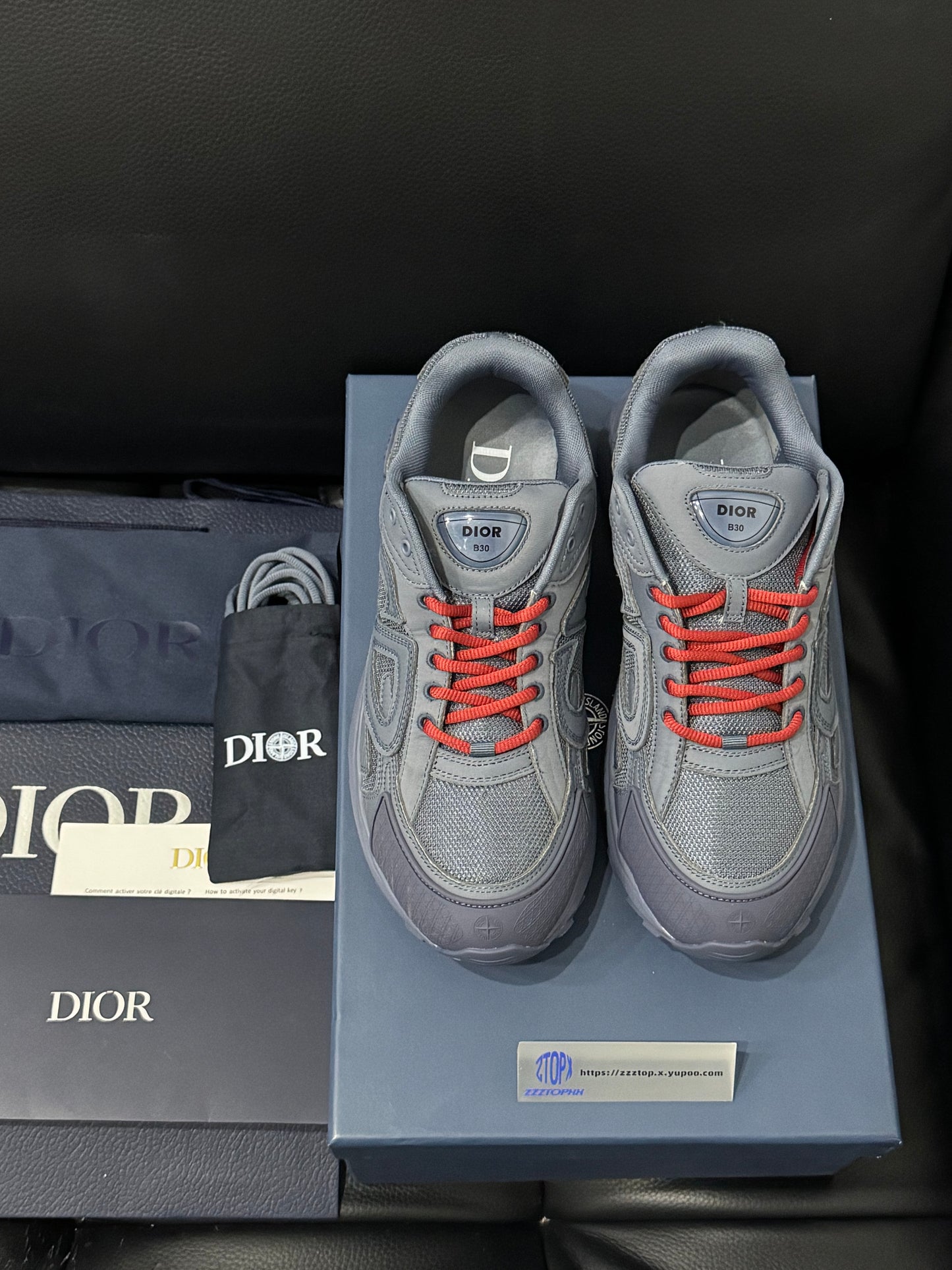 Dior B30 x Stone Island "Blue"