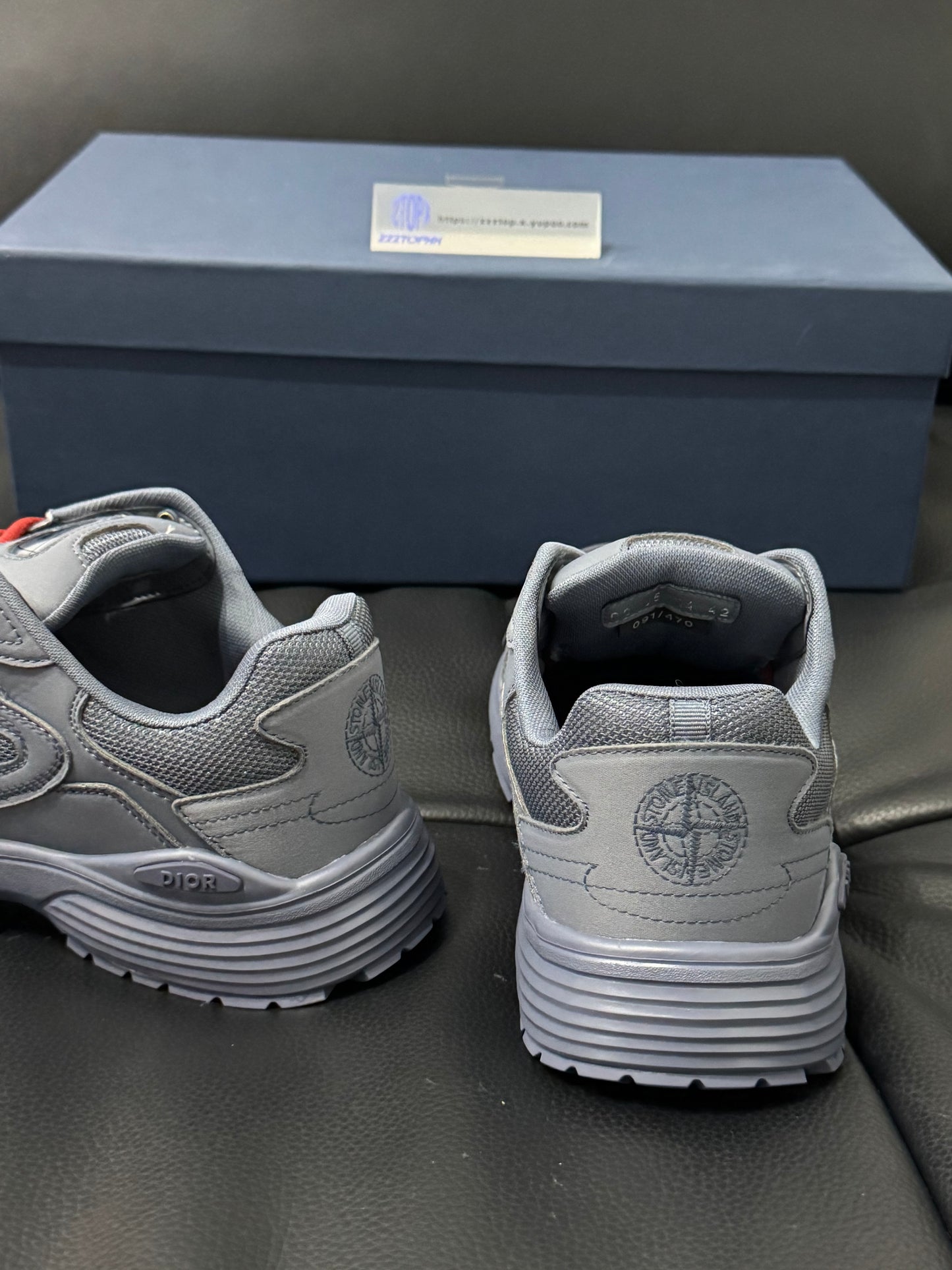 Dior B30 x Stone Island "Blue"
