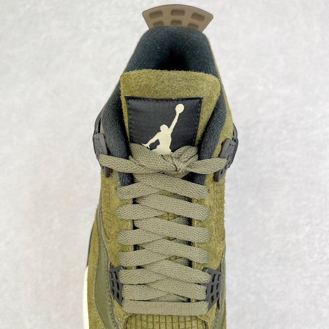 Air Jordan 4 "Olive Canvas"