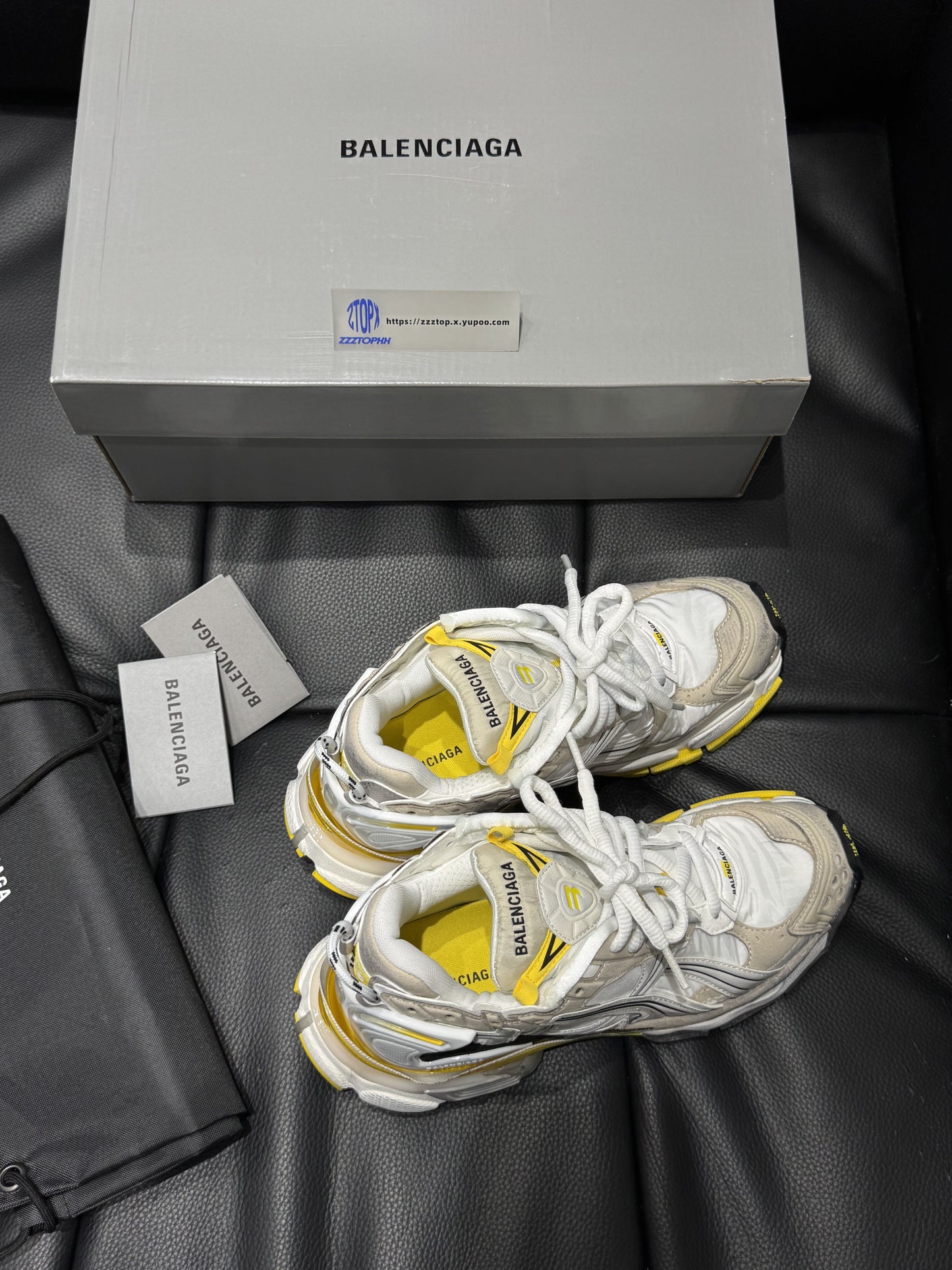 Balenciaga Runner "White Yellow"