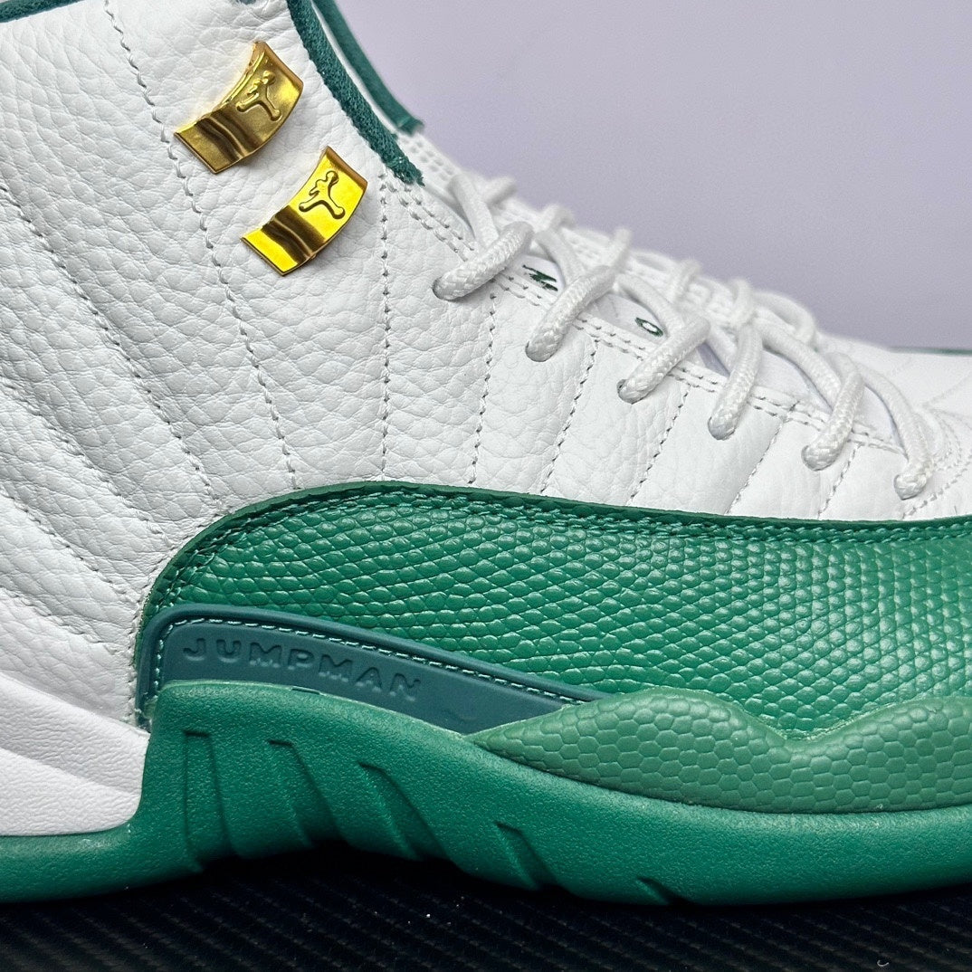 Air Jordan 12 "White Green"