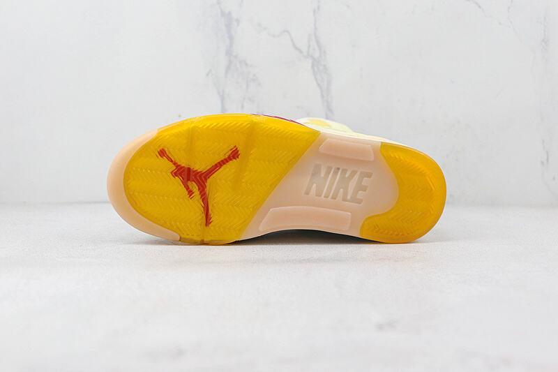 Air Jordan 5 x Off-White "Sail"