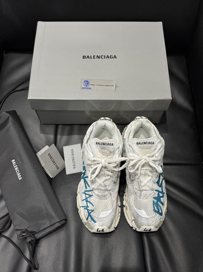 Balenciaga Runner Graffiti "White Blue"