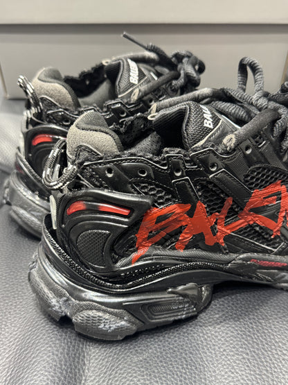 Balenciaga Runner Graffiti "Black Red"