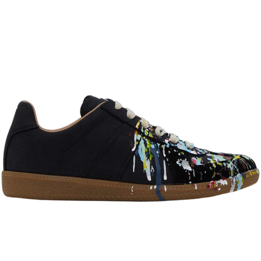 Margiela Replica Gats "Paint Splatter Black"