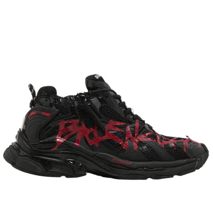Balenciaga Runner Graffiti "Black Red"
