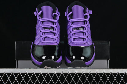 Air Jordan 11  High "Black Purple"