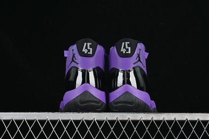 Air Jordan 11  High "Black Purple"