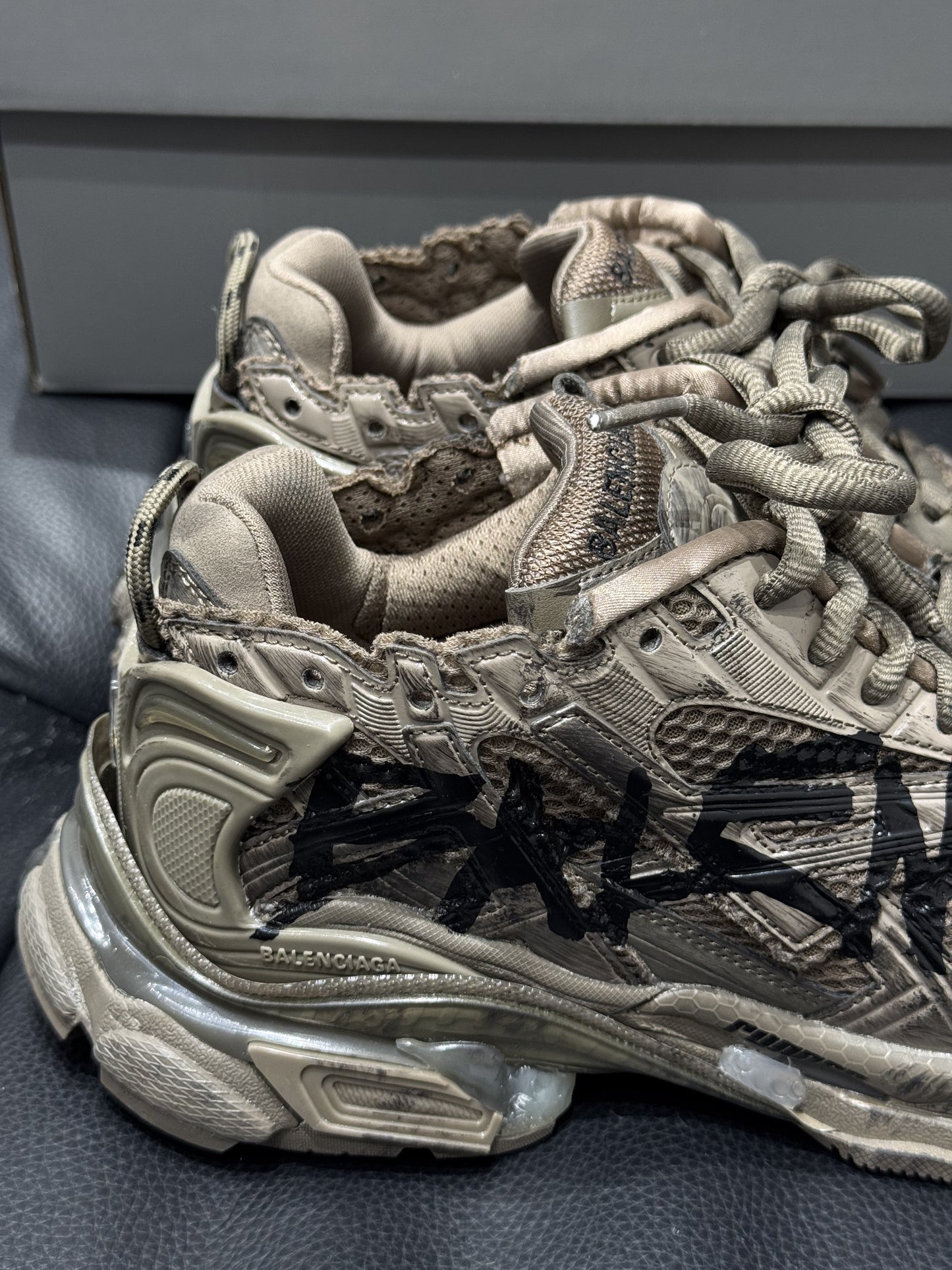 Balenciaga Runner Graffiti "Brown"