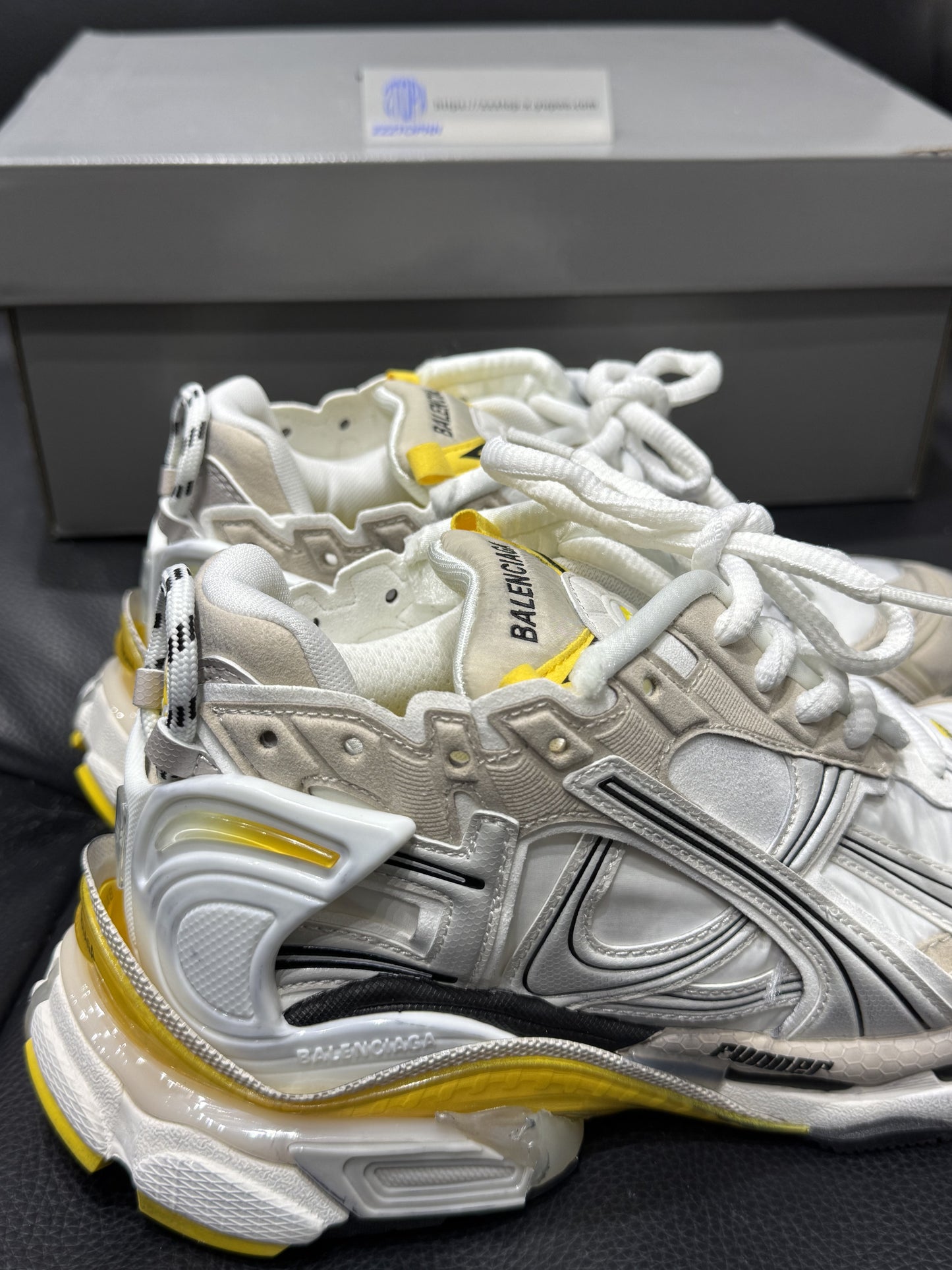 Balenciaga Runner "White Yellow"