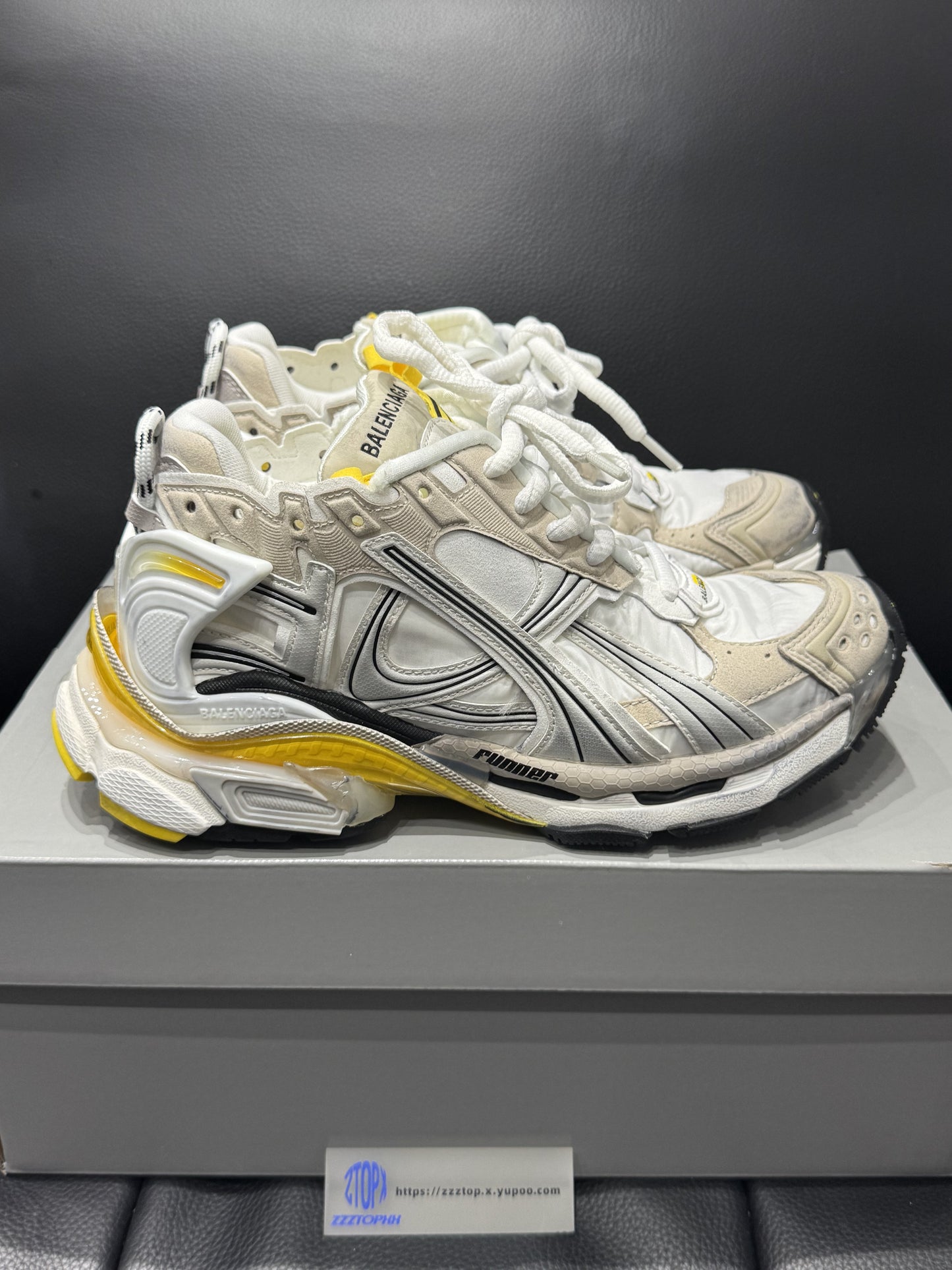 Balenciaga Runner "White Yellow"